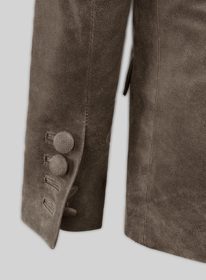 Quaint Leather Blazer