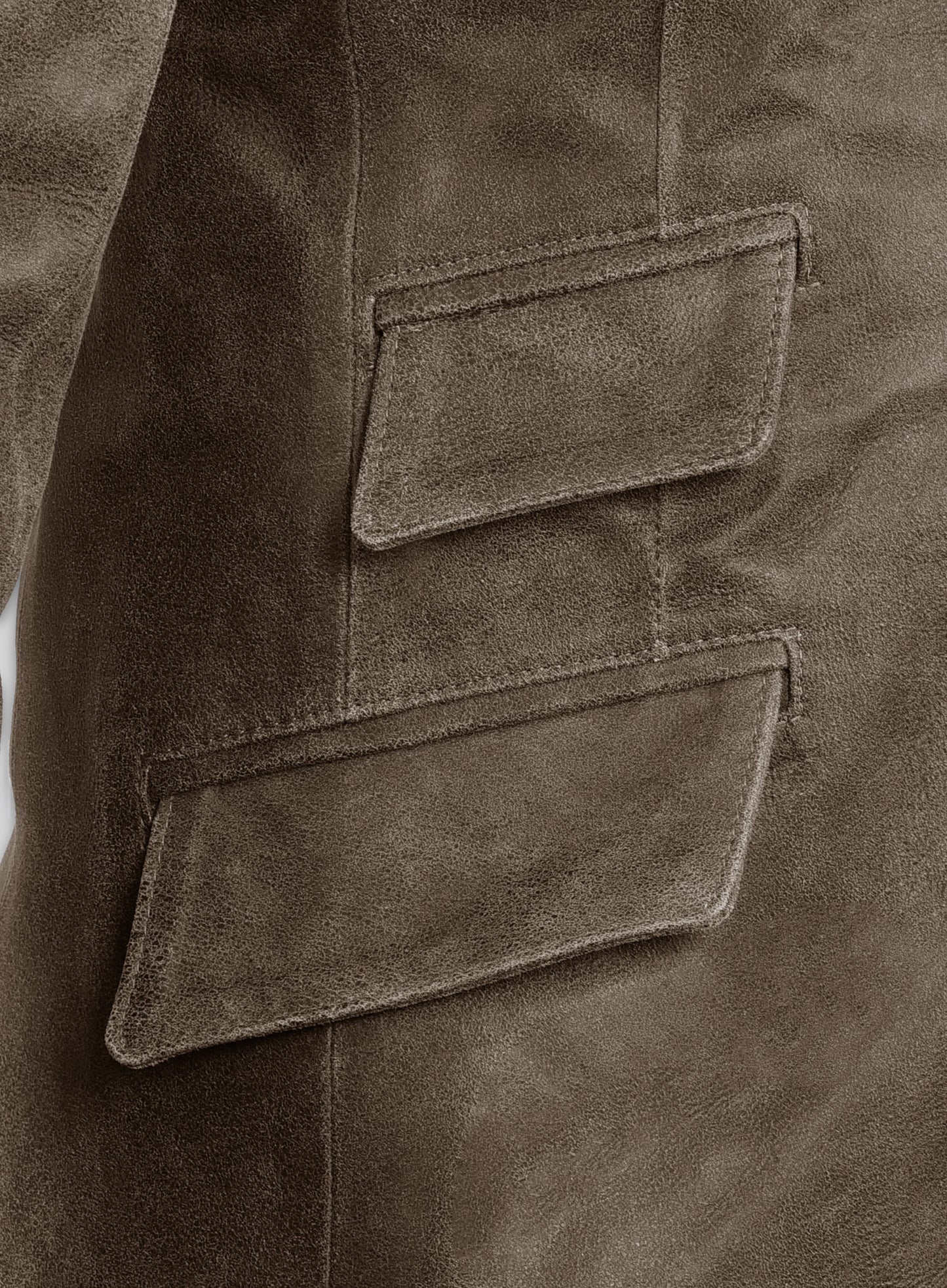 Quaint Leather Blazer