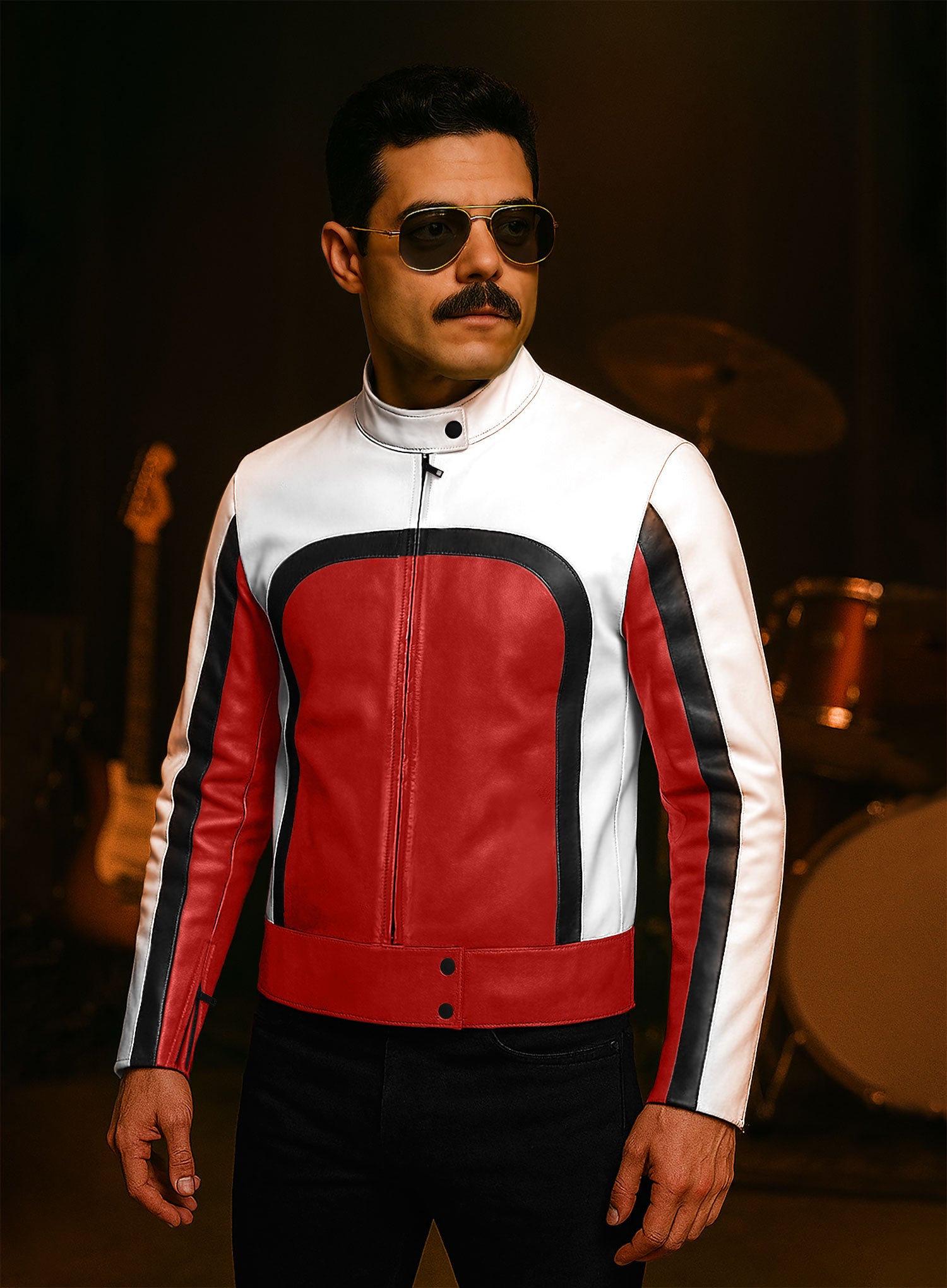 Rami Malek Bohemian Rhapsody Leather Jacket – LeatherCult