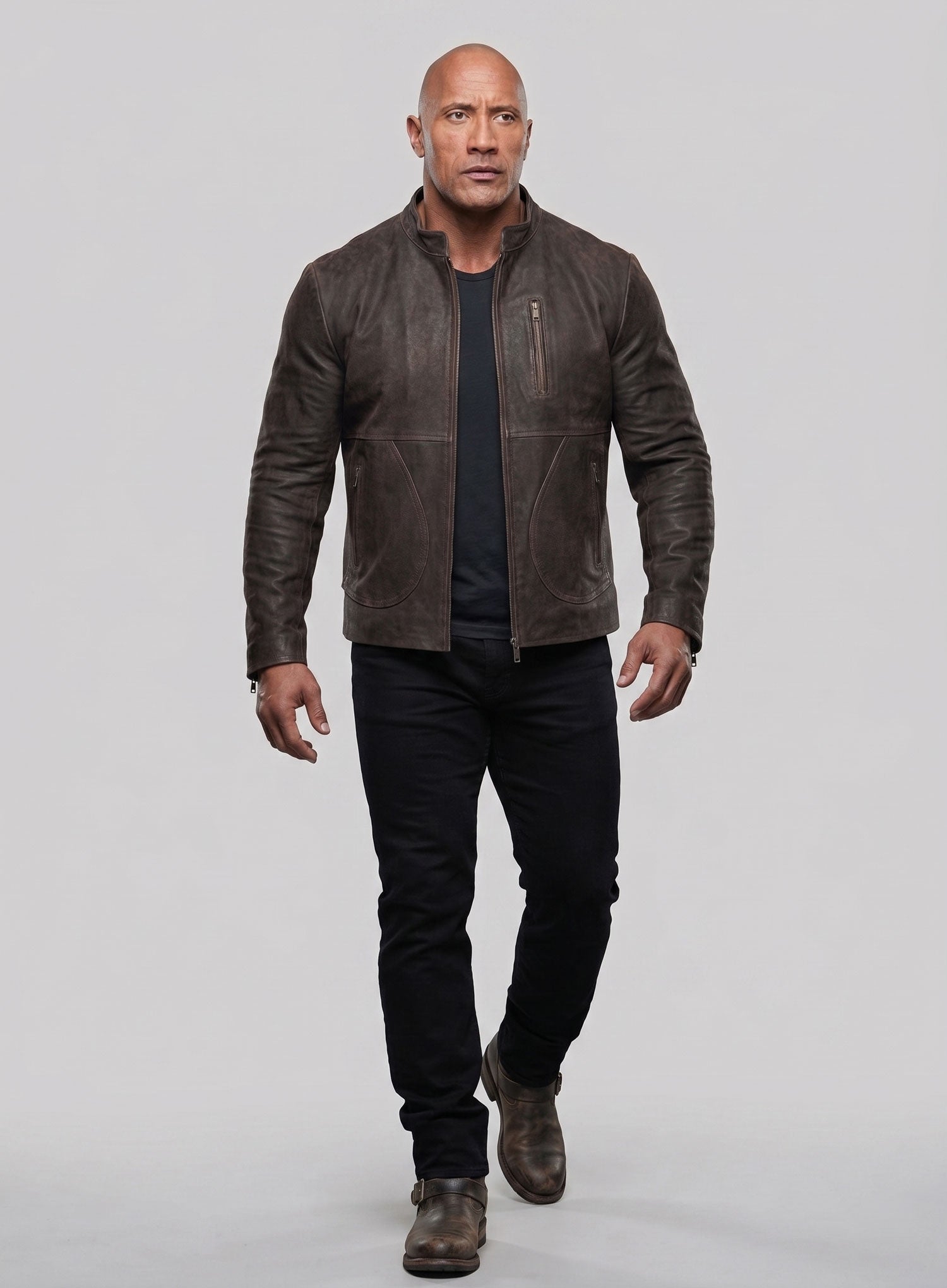 Rampage Dwayne Johnson Leather Jacket – LeatherCult