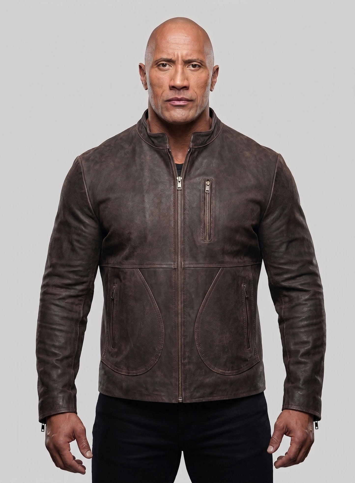 Rampage Dwayne Johnson Leather Jacket