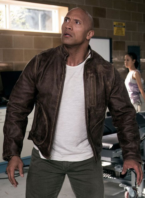 Rampage Dwayne Johnson Leather Jacket - LeatherCult