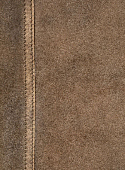 Rubbed Espanol Timber Brown Leather Jacket # 653