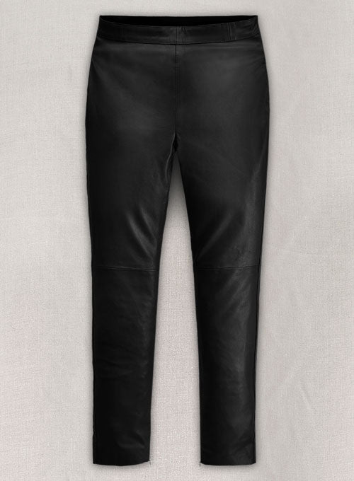 Rebecca Romijn Leather Leggings - LeatherCult