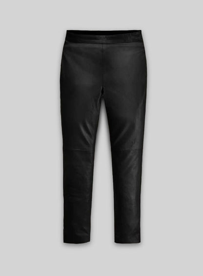 Rebecca Romijn Leather Leggings