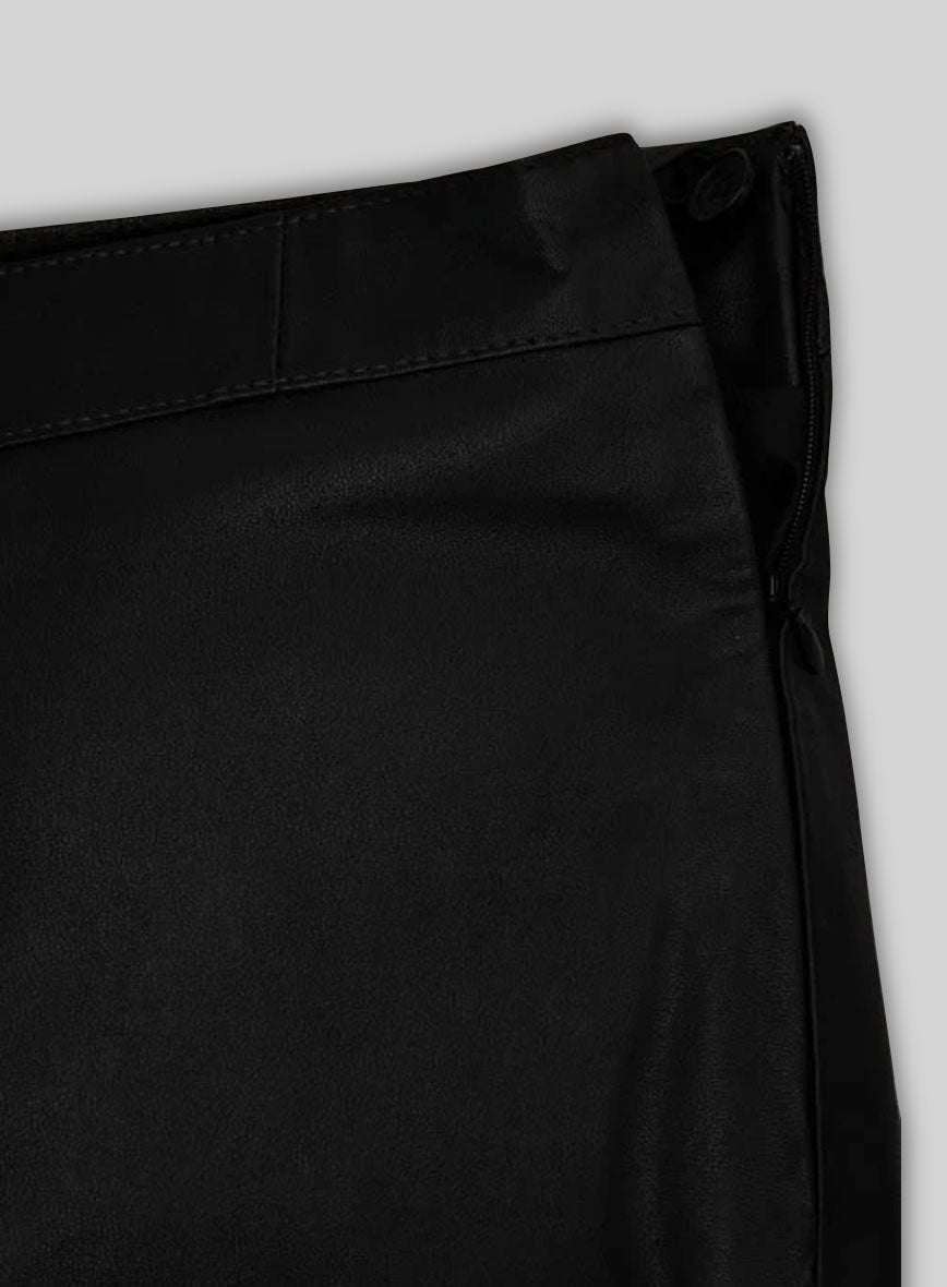 Rebecca Romijn Leather Leggings