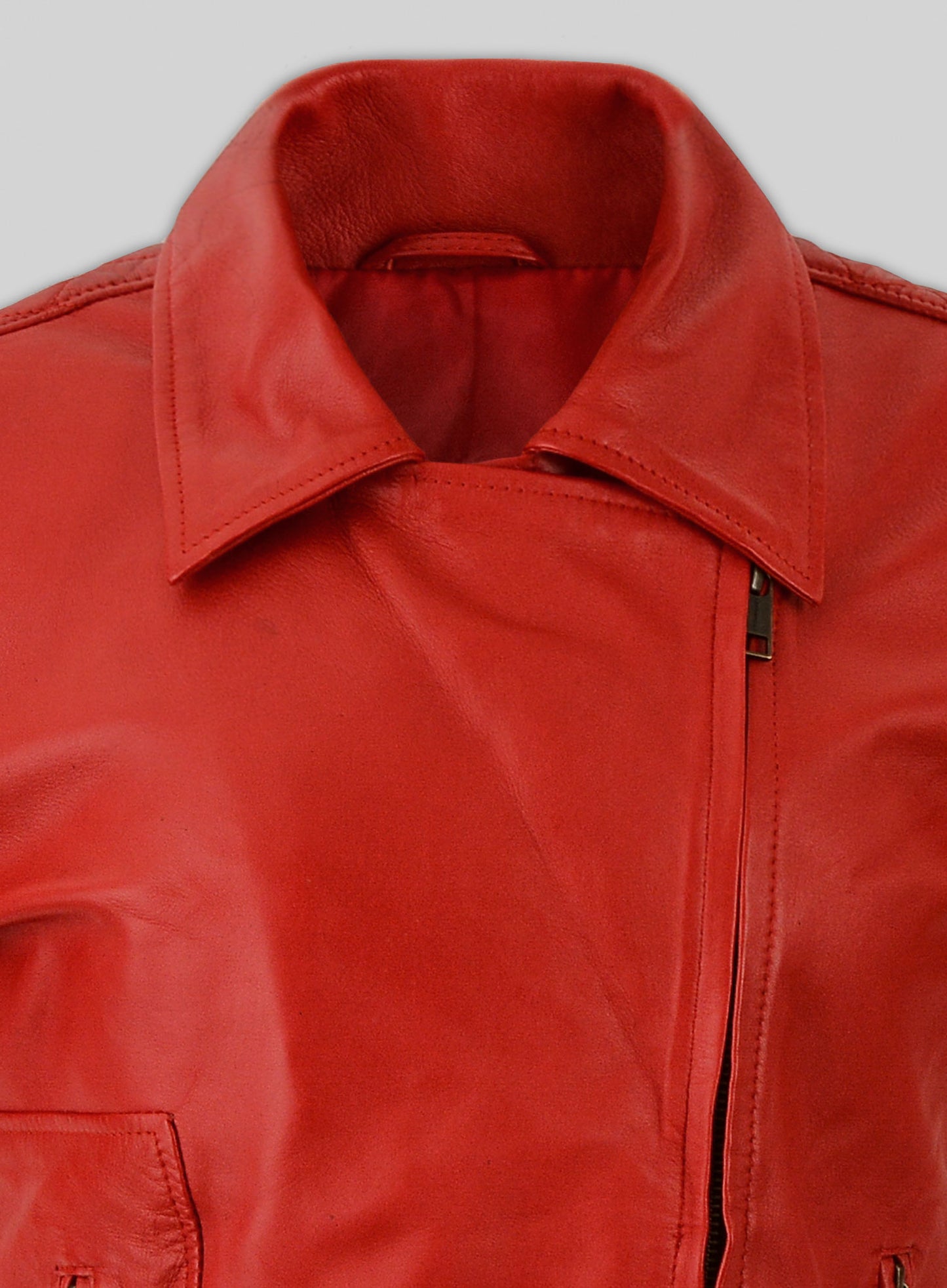 Red Katy Perry Leather Jacket