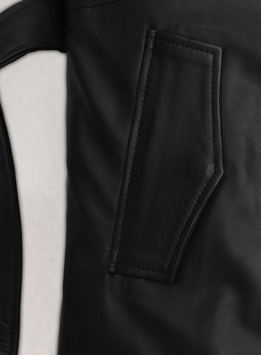 Renee Zellweger Leather Long Coat - LeatherCult