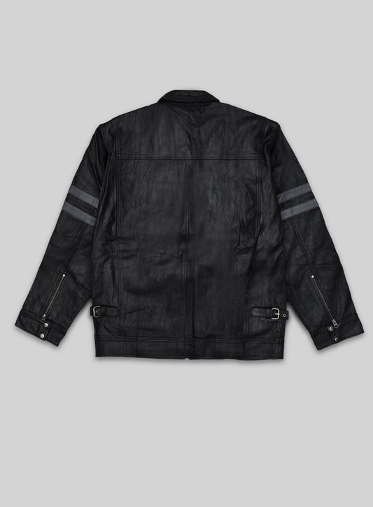Resident Evil 6 Leon Kennedy Leather Jacket -2XL