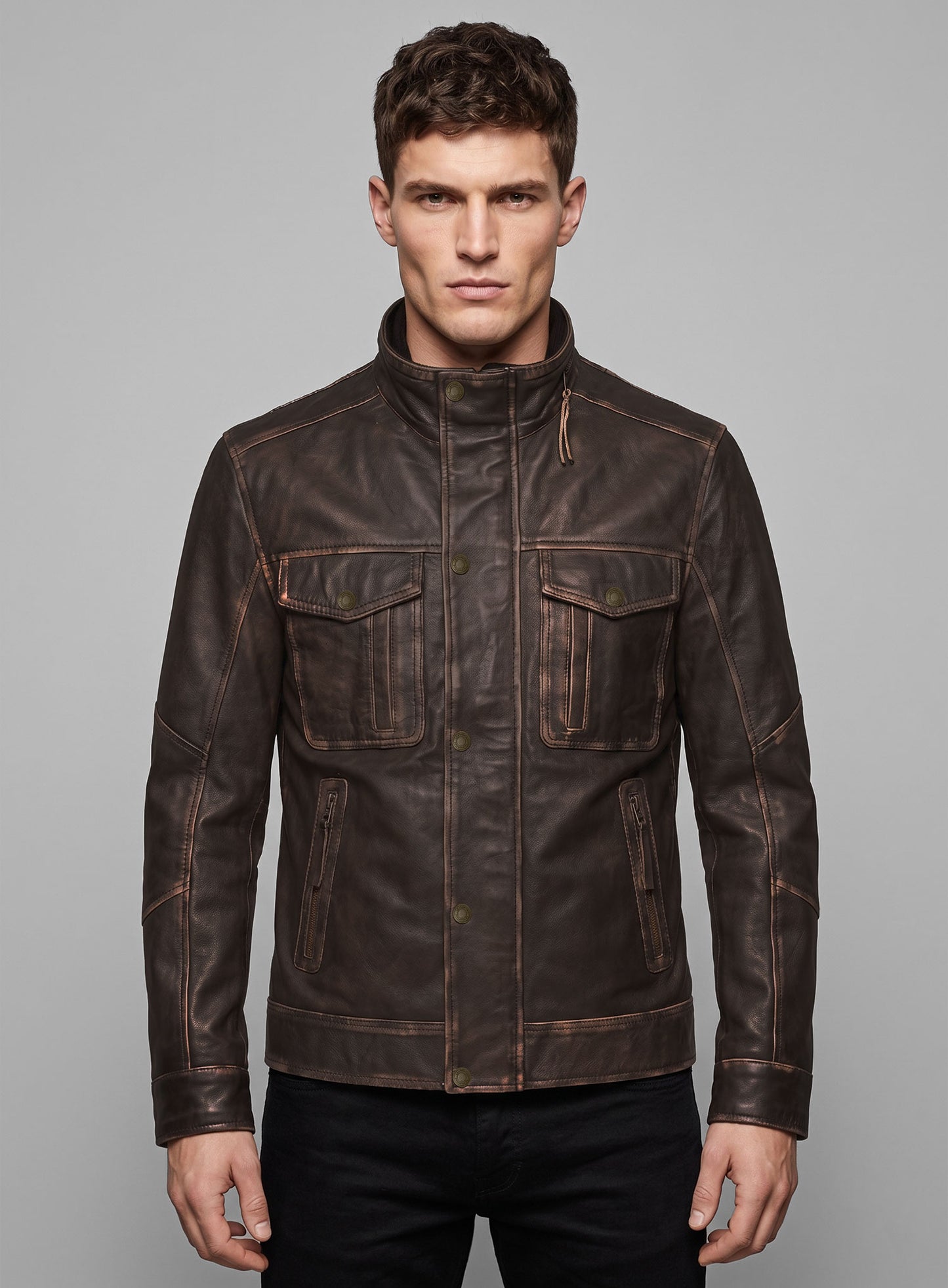 Retro Leather Jacket