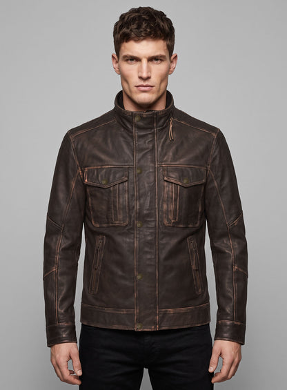 Retro Leather Jacket