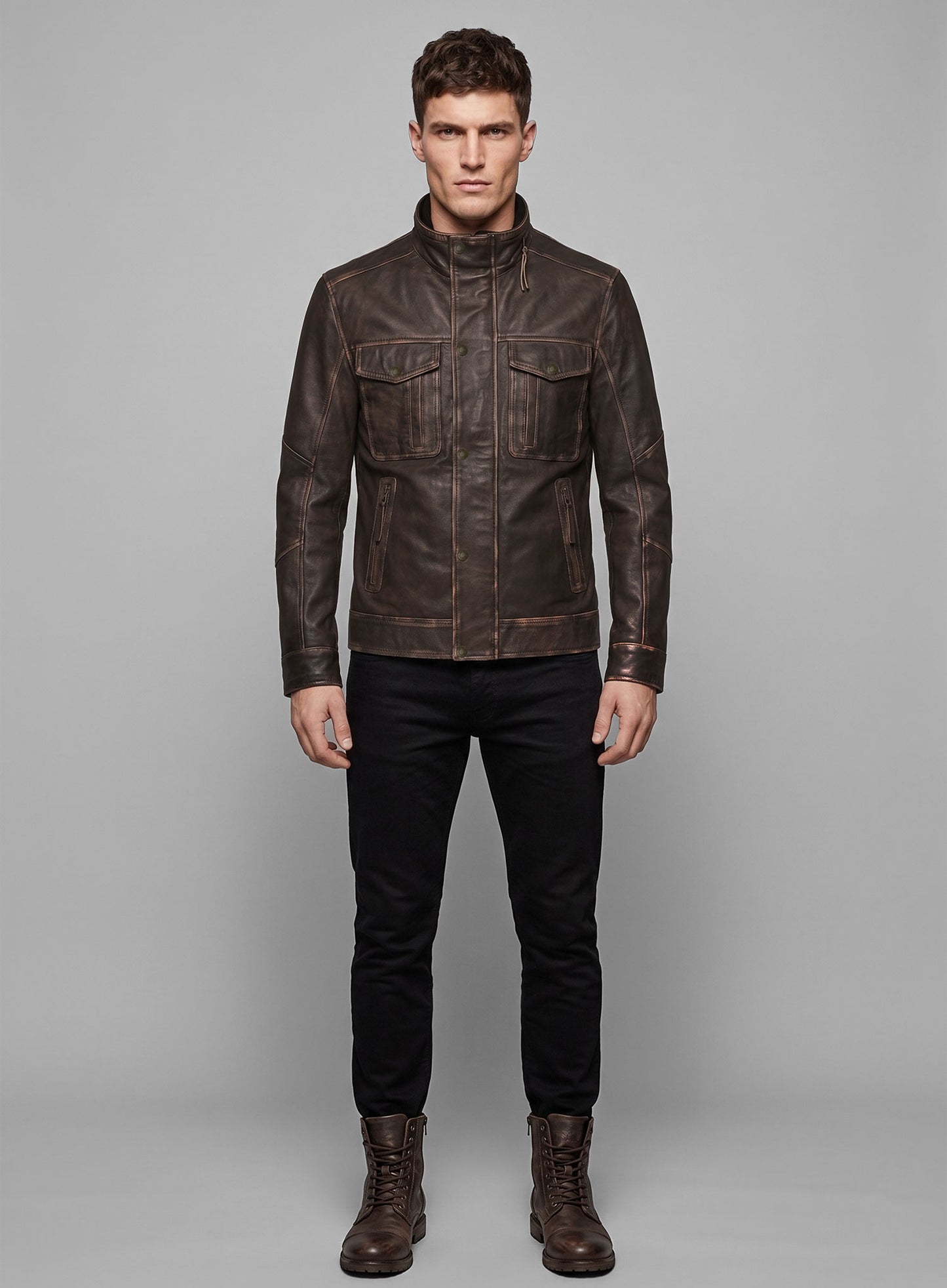 Retro Leather Jacket