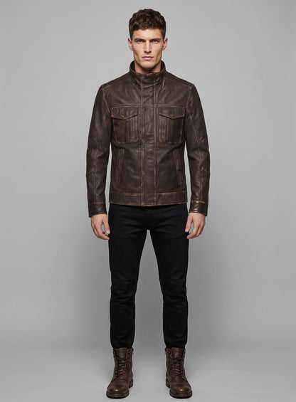 Retro Leather Jacket