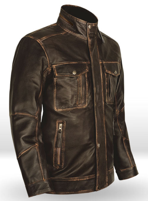 Retro Leather Jacket - LeatherCult