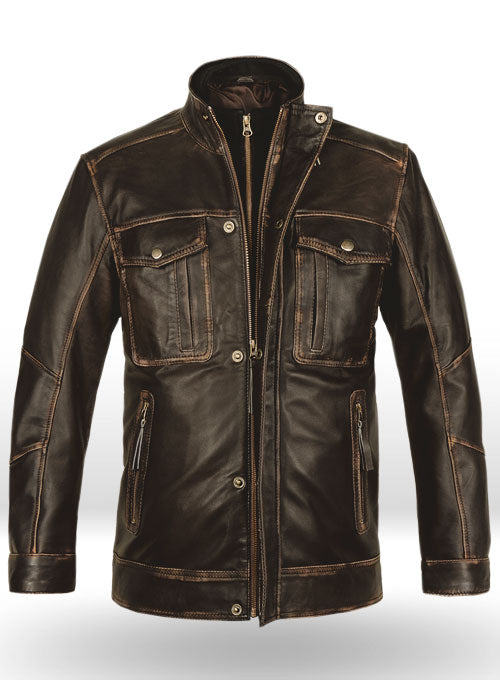 Retro Leather Jacket - LeatherCult