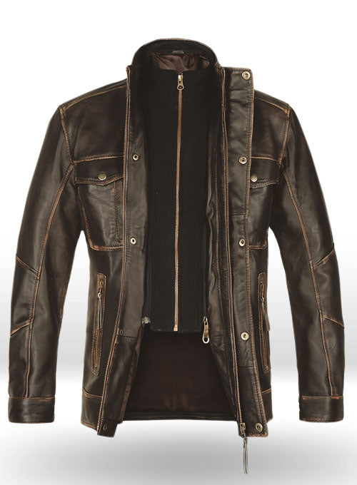 Retro Leather Jacket - LeatherCult