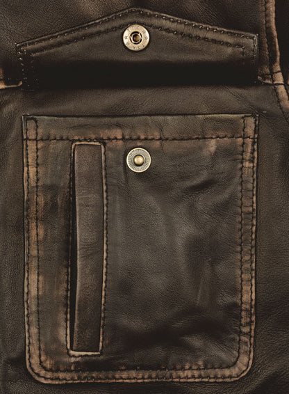 Retro Leather Jacket - LeatherCult