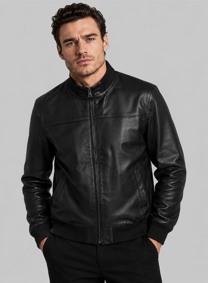 Richard Madden Leather Jacket #2