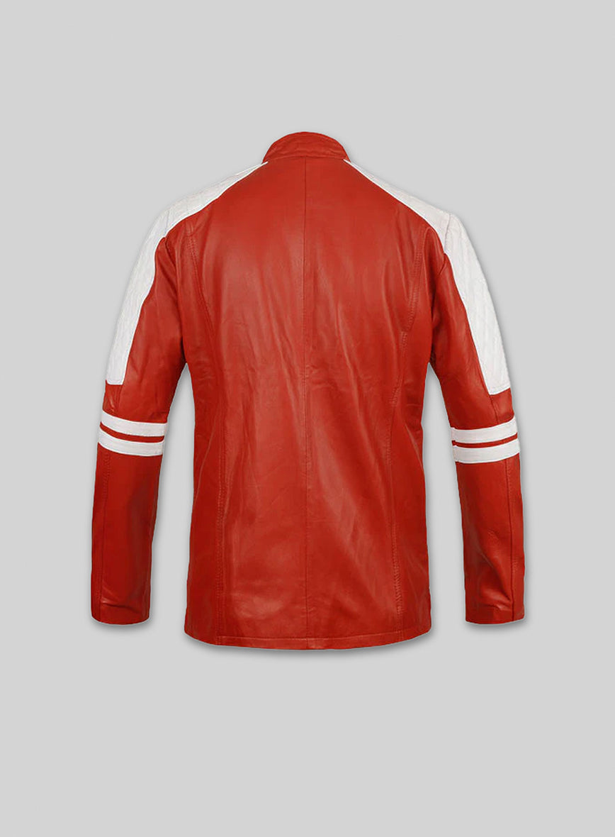 Ricky Stripe Leather Jacket