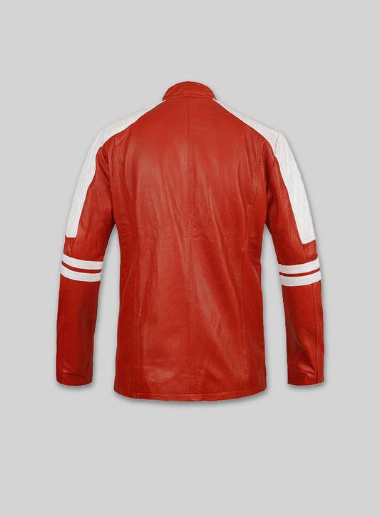 Ricky Stripe Leather Jacket