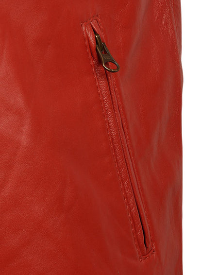 Ricky Stripe Leather Jacket - LeatherCult