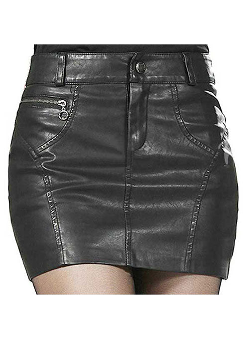 Rider Leather Skirt - # 161 - LeatherCult