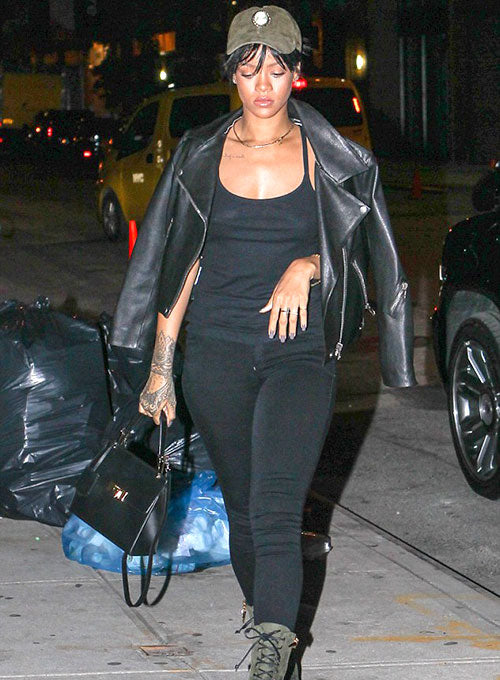Rihanna Leather Jacket #2 - LeatherCult