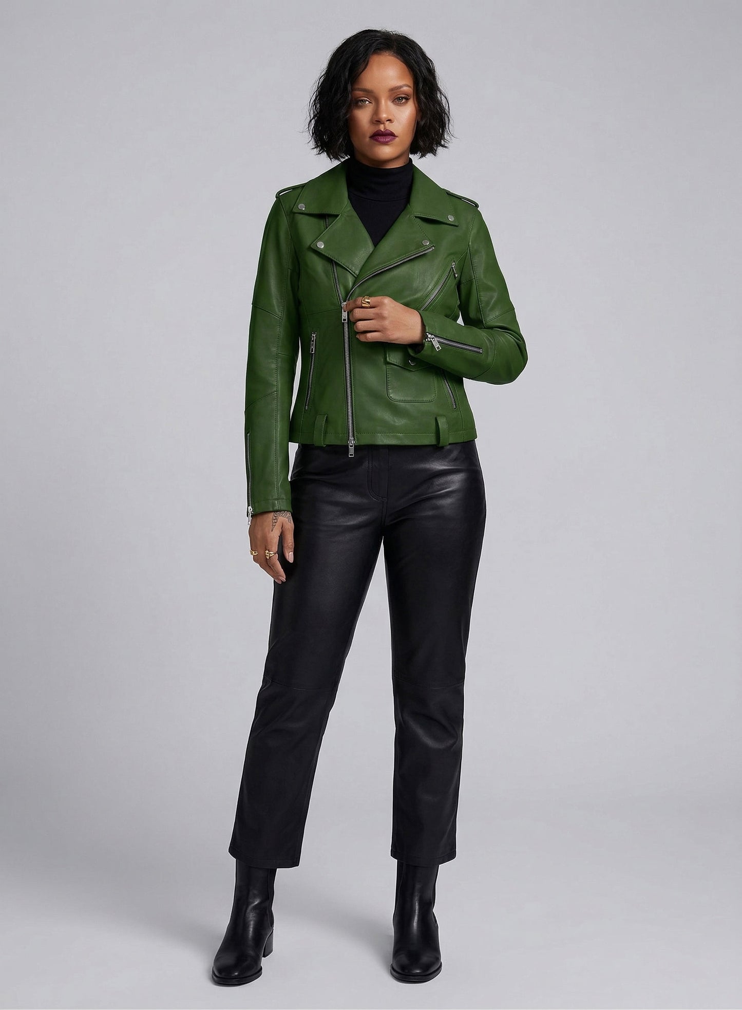 Rihanna Leather Jacket #1