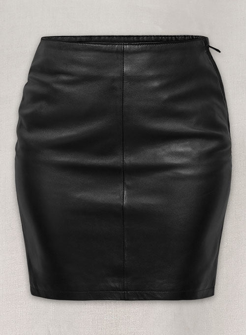 Rihanna Leather Skirt - LeatherCult