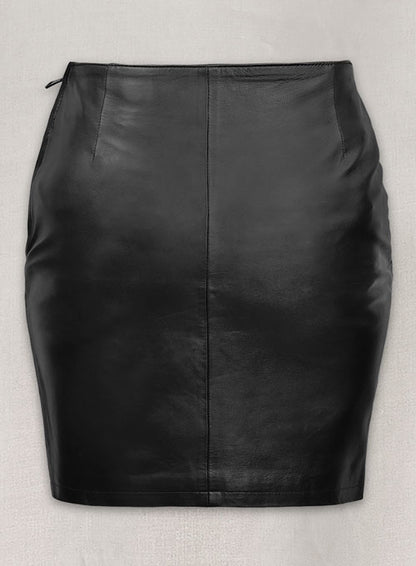 Rihanna Leather Skirt - LeatherCult