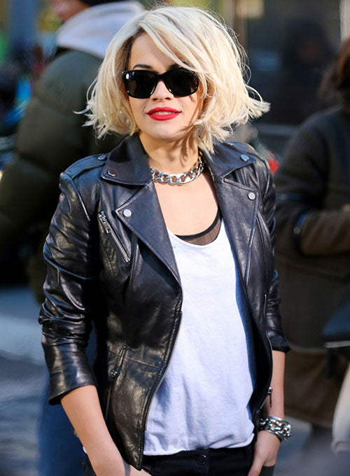 Rita Ora Leather Jacket - LeatherCult