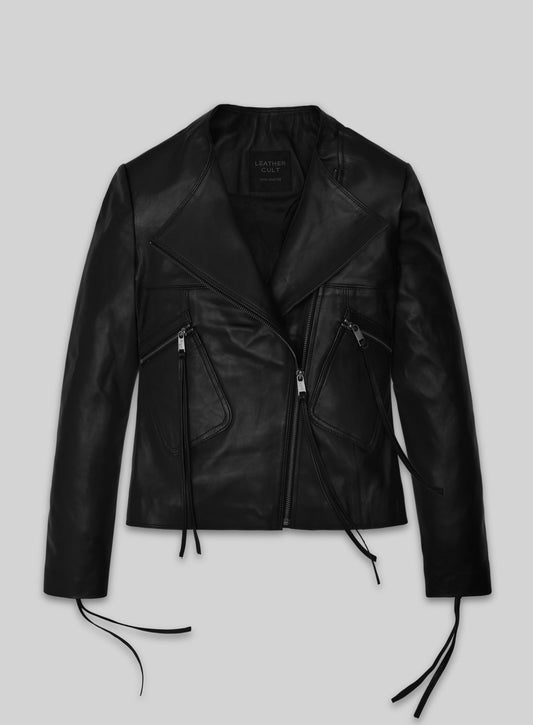 Rita Ora Leather Jacket #3