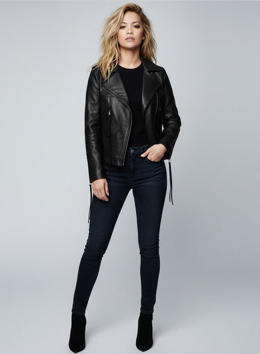 Rita Ora Leather Jacket #3