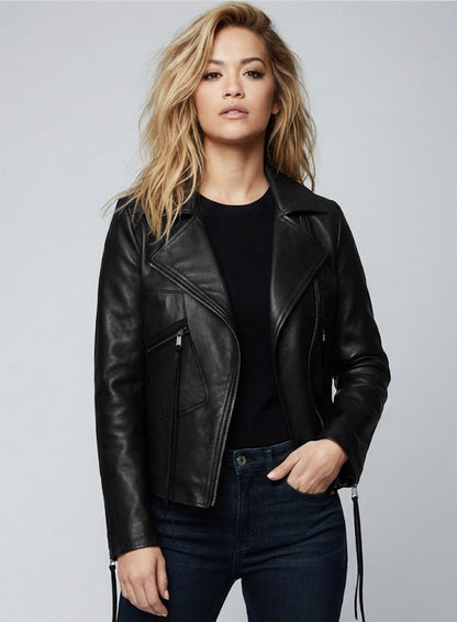 Rita Ora Leather Jacket #3