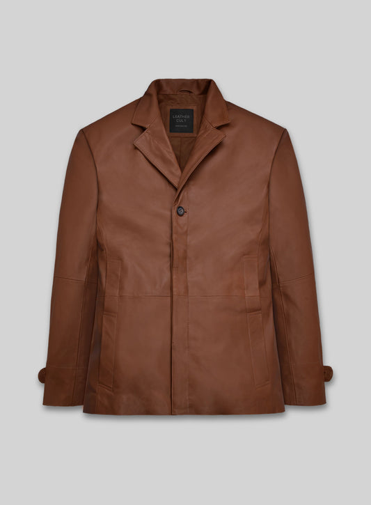 Robert Downey Jr Leather Blazer #2
