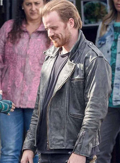 Robert Kazinsky Captain Marvel Leather Jacket - LeatherCult