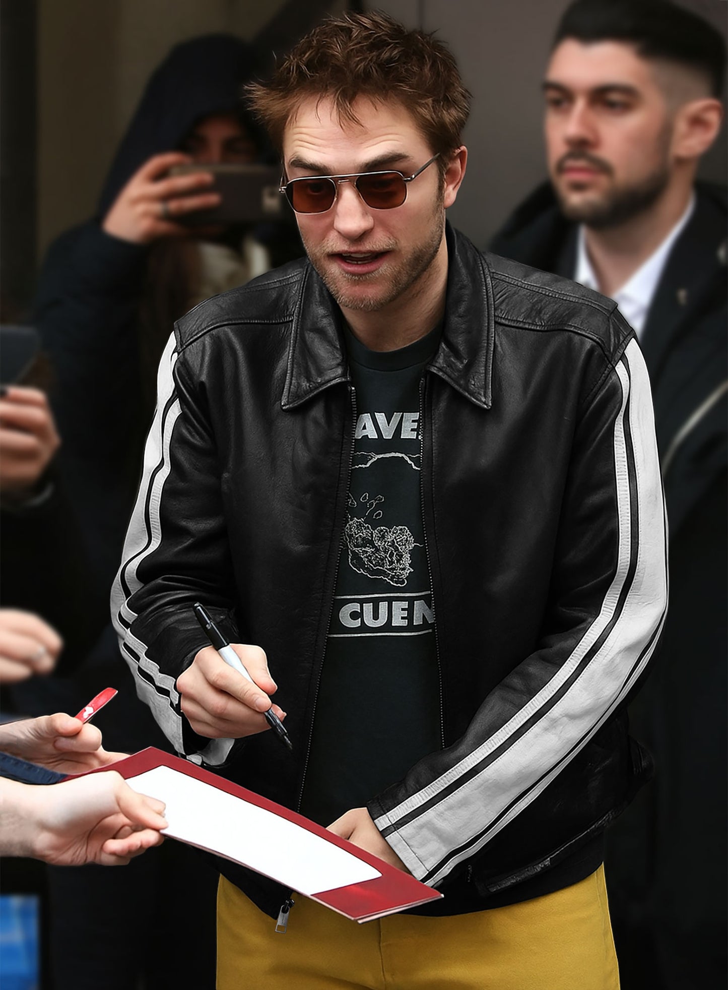 Robert Pattinson Leather Jacket #2