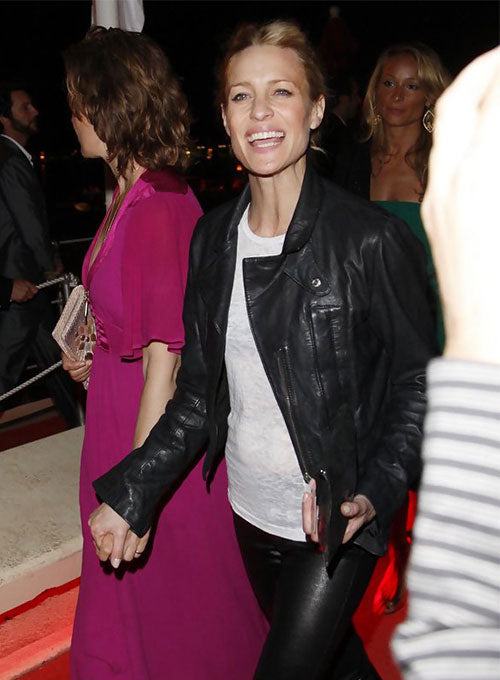 Robin Wright Leather Jacket #1 - LeatherCult