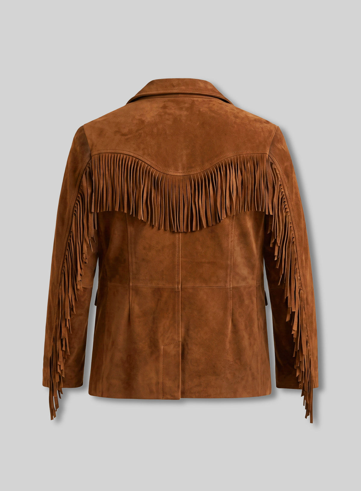 Rodeo Frontier Fringe Suede Leather Blazer
