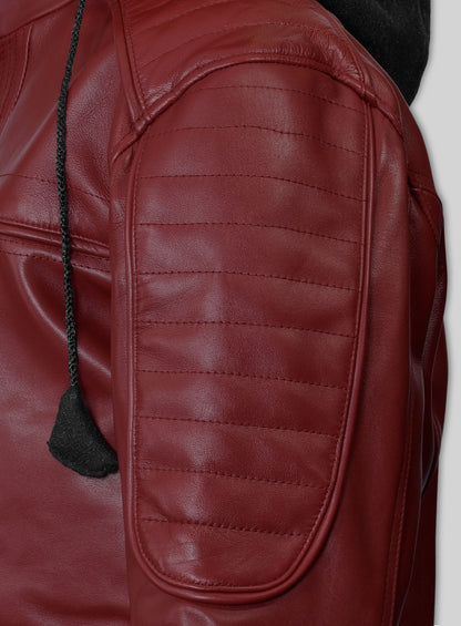 Rodeo Hooded Leather Jacket