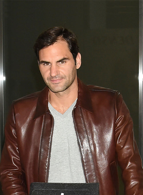Roger Federer Leather Jacket # 2 - LeatherCult