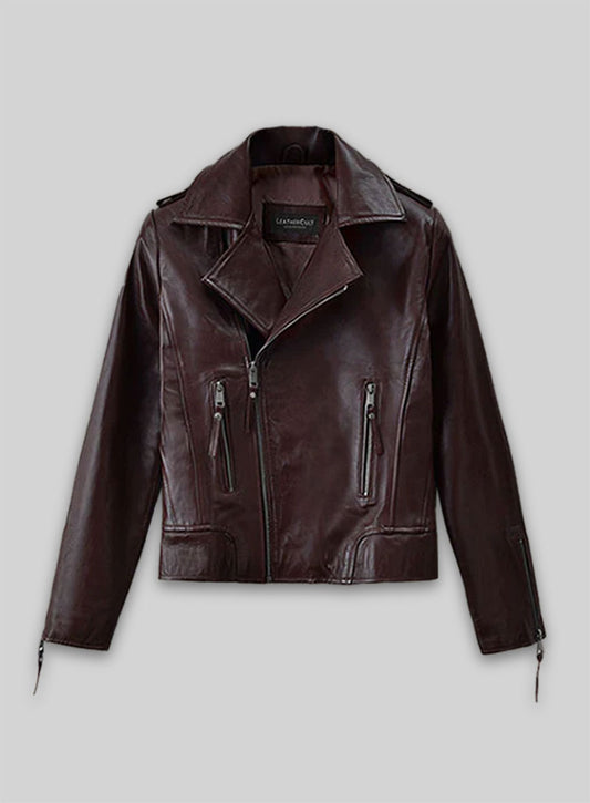 Rosie Huntington Leather Jacket