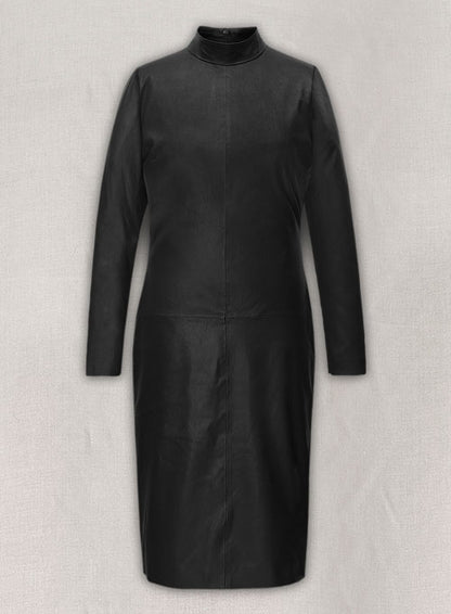 Rosie Huntington Leather Dress - LeatherCult