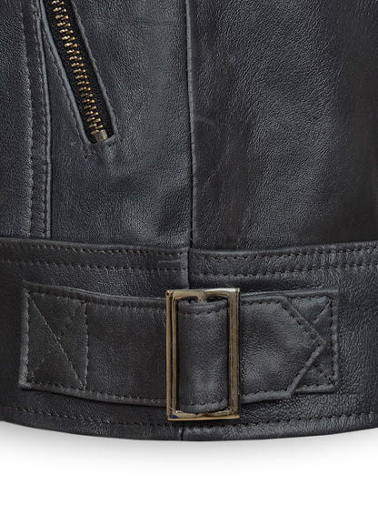 Rover Blue Leather Jacket # 653 - LeatherCult