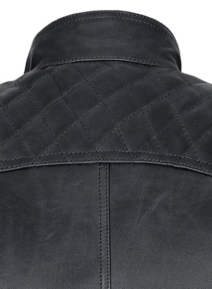 Rover Blue Leather Jacket # 653 - LeatherCult