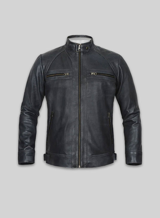 Rover Blue Leather Jacket # 653