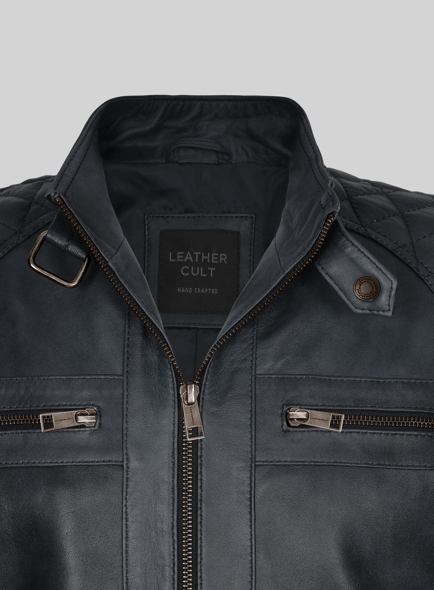 Rover Blue Leather Jacket # 653