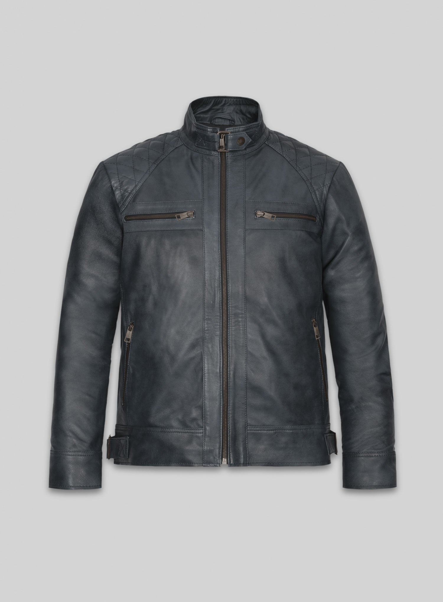 Rover Jacket Rover Blue Leather Jacket # 653 – LeatherCult