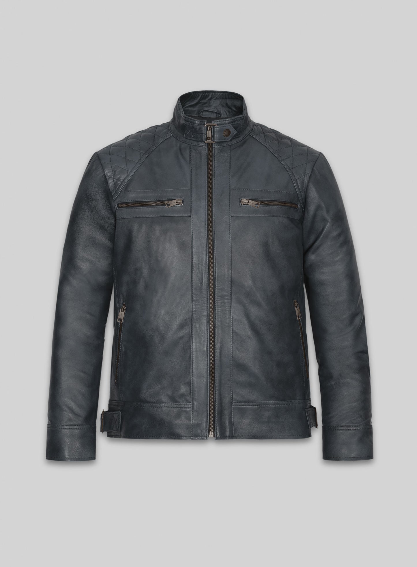 Rover Blue Leather Jacket # 653