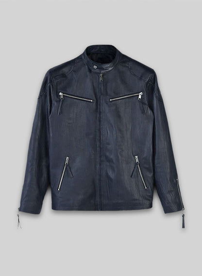Rover Blue Leather Jacket #907